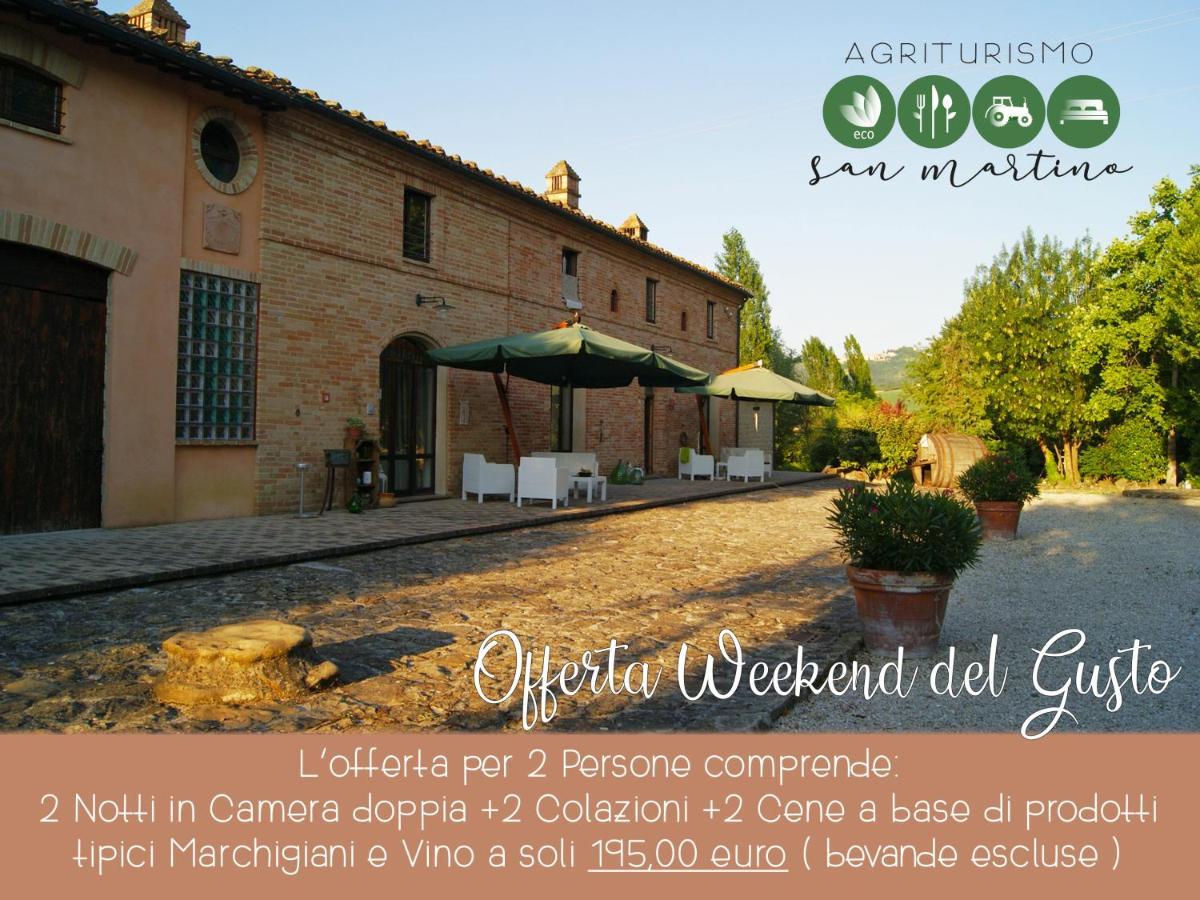 Agriturismo San Martino Bed & Breakfast Monte San Martino Exterior photo